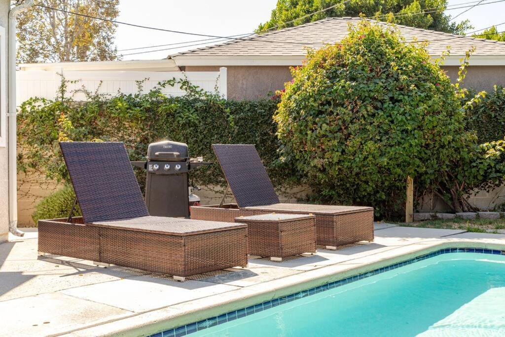 Newly Furnished Pool House Villa Los Angeles Exterior photo
